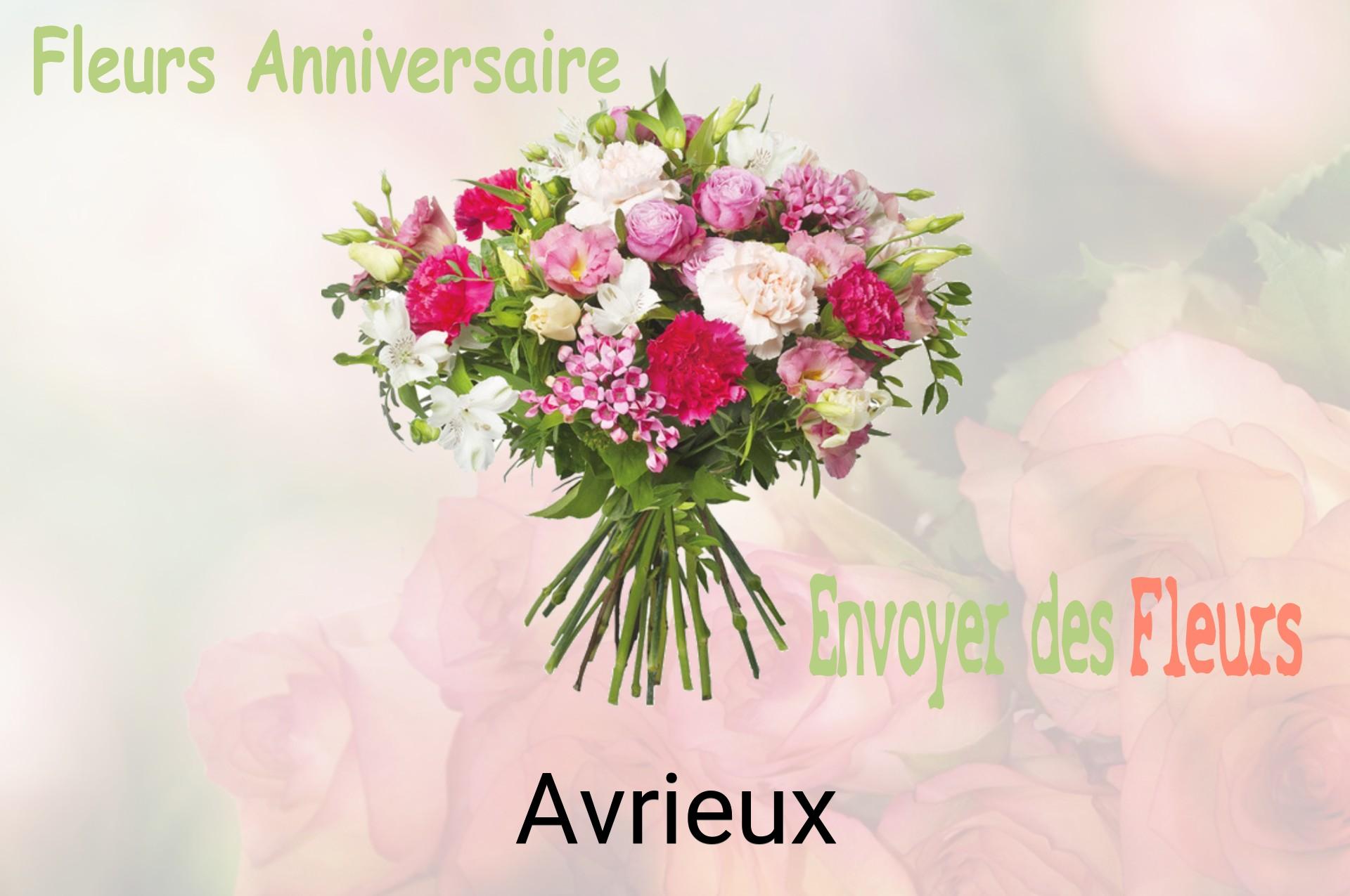 Bouquet de fleurs d’anniversaire livré à Avrieux
