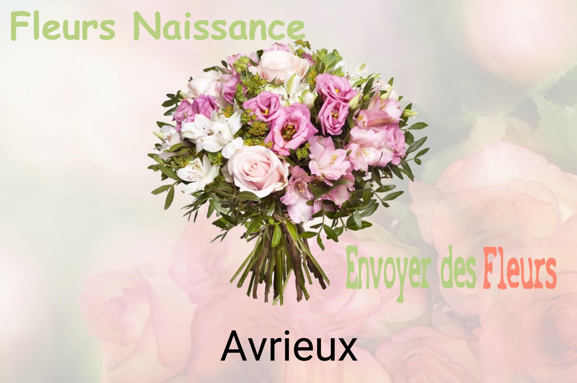 Bouquet de fleurs de naissance livré à Avrieux